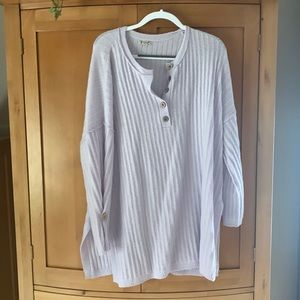 Free People Purple Sweater Tunic